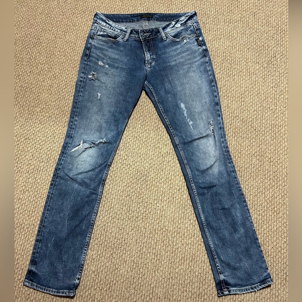 Silver jeans